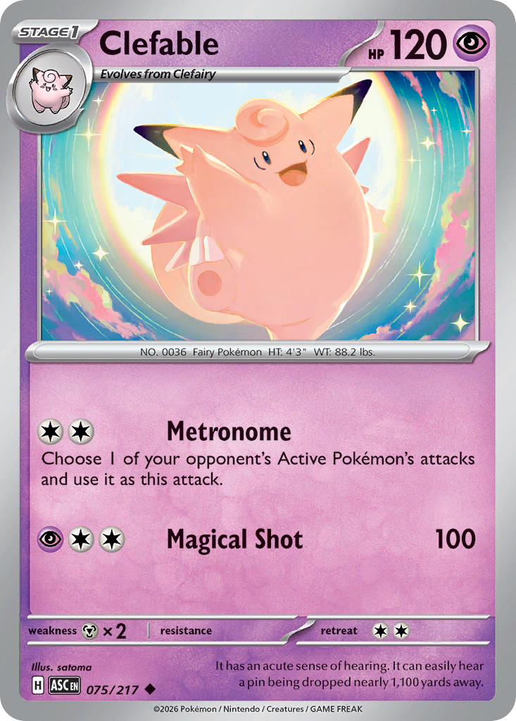 Clefable - Ascended Heroes #75