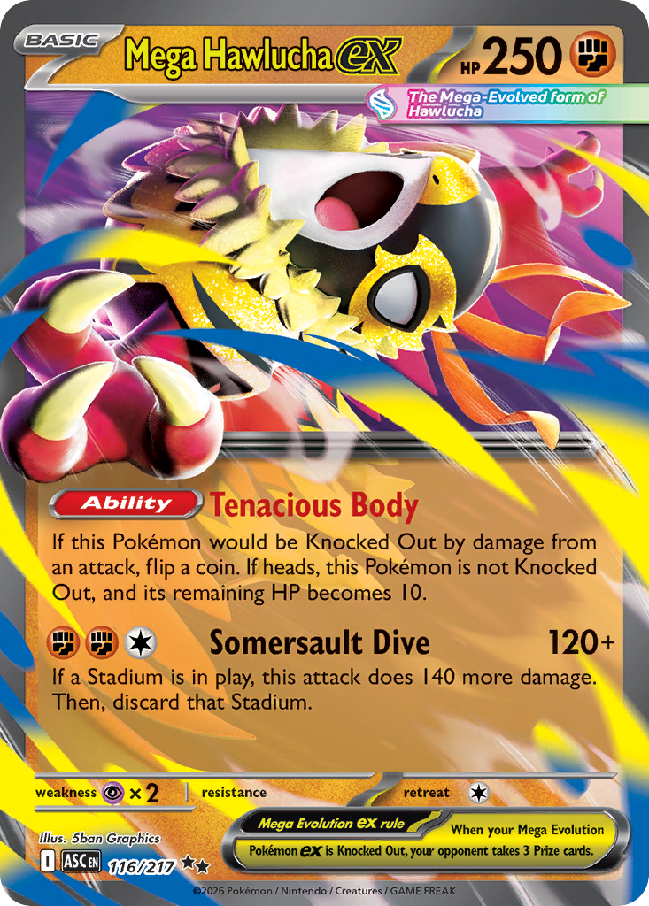 Mega Hawlucha ex - Ascended Heroes #116