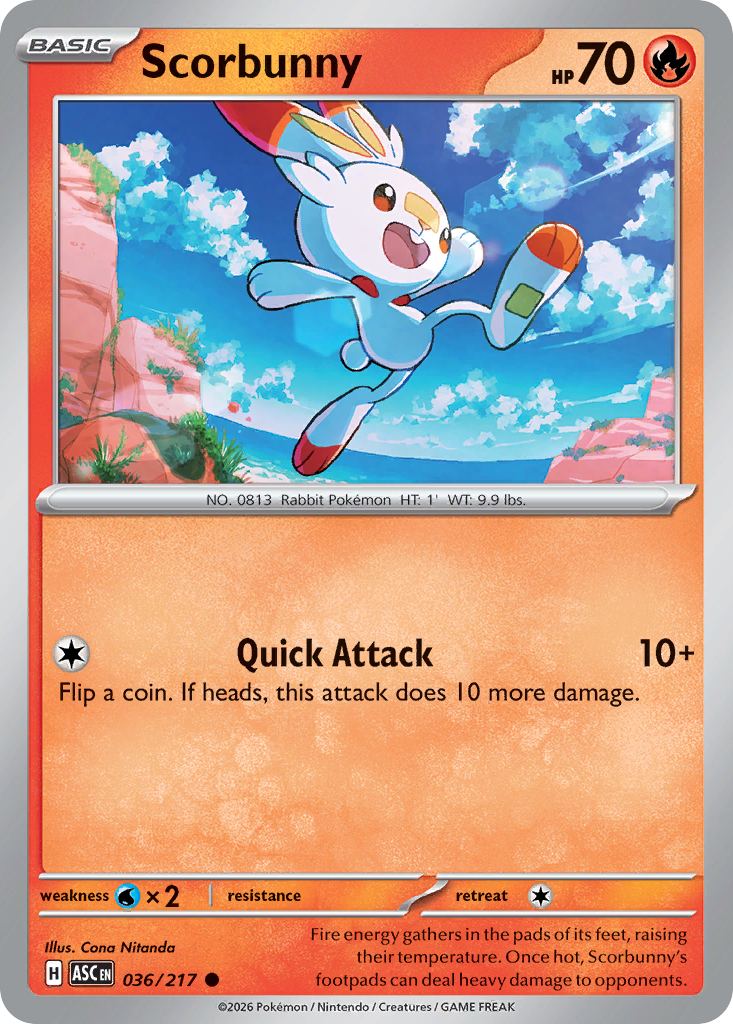 Scorbunny - Ascended Heroes #36