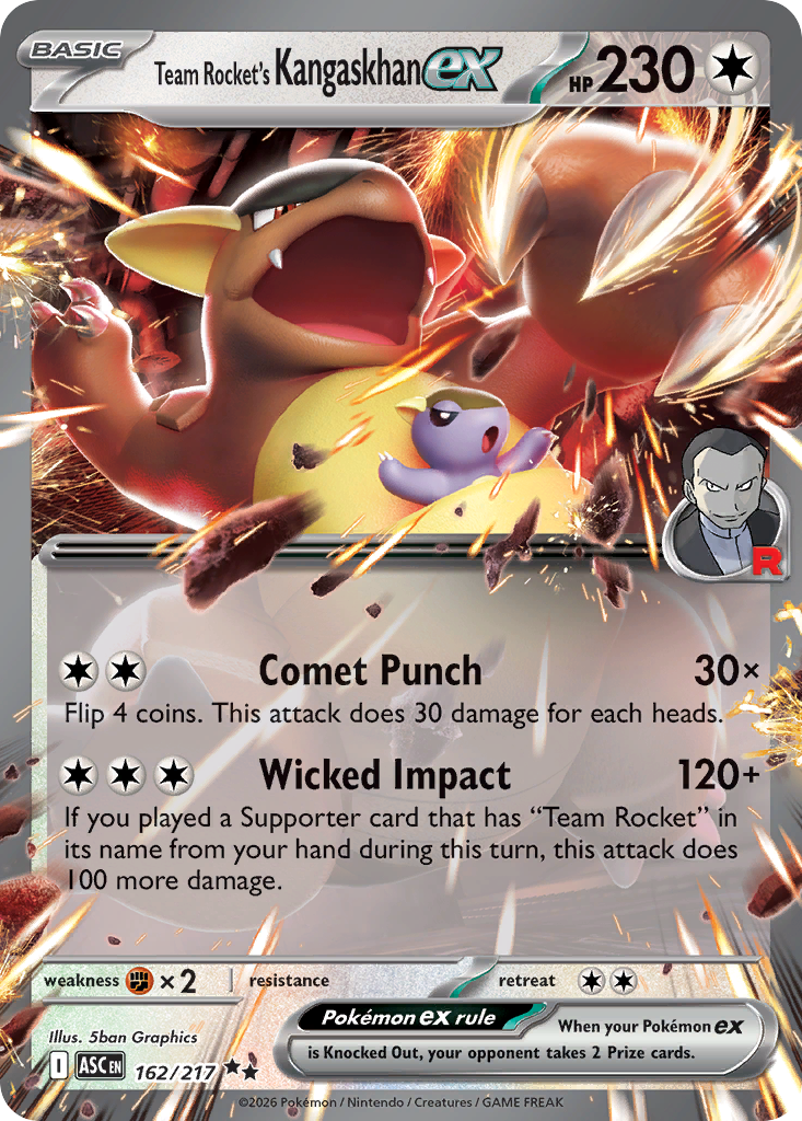 Team Rocket's Kangaskhan ex - Ascended Heroes #162